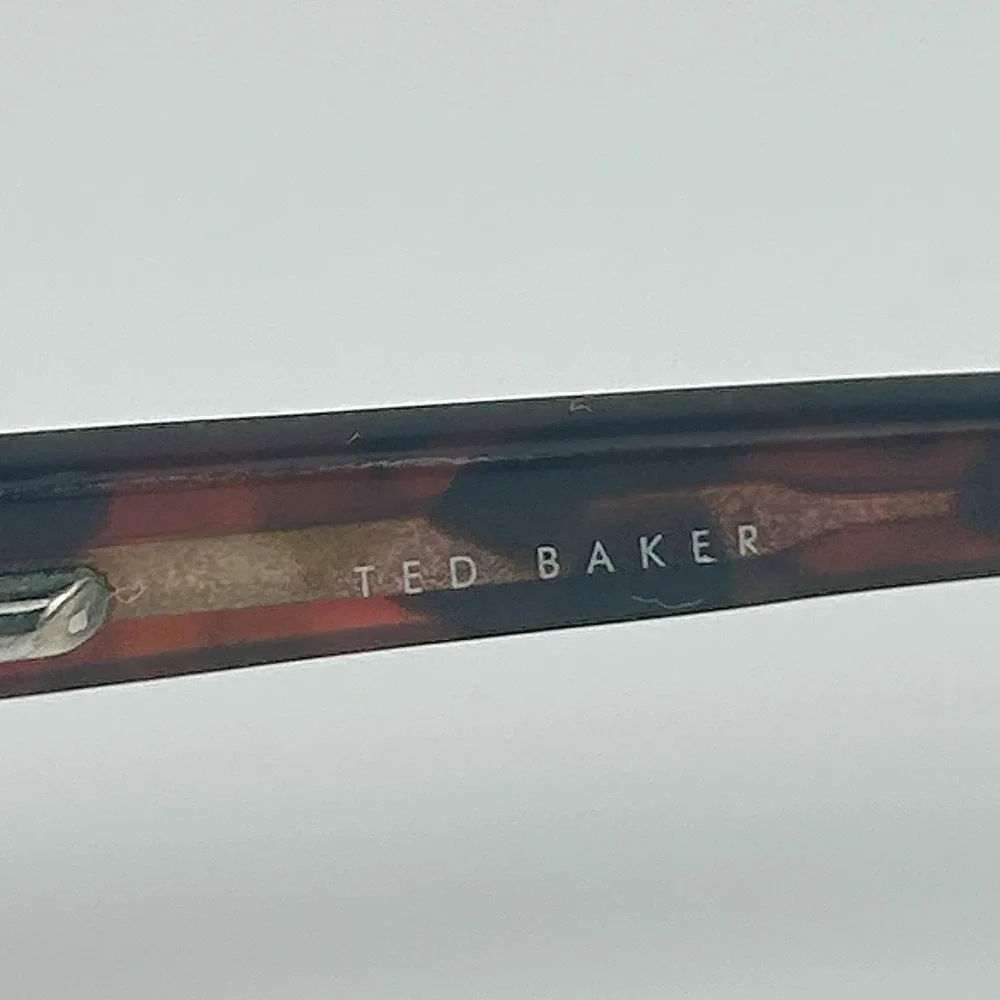 Ted Baker Galaxy B805 Unisex Eyeglasses Frame Brown Tortoise Half Rim 50-16-140